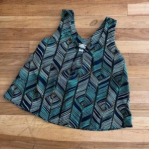 Manuheali'i V-neck Top Rare 2015 Peacock Green